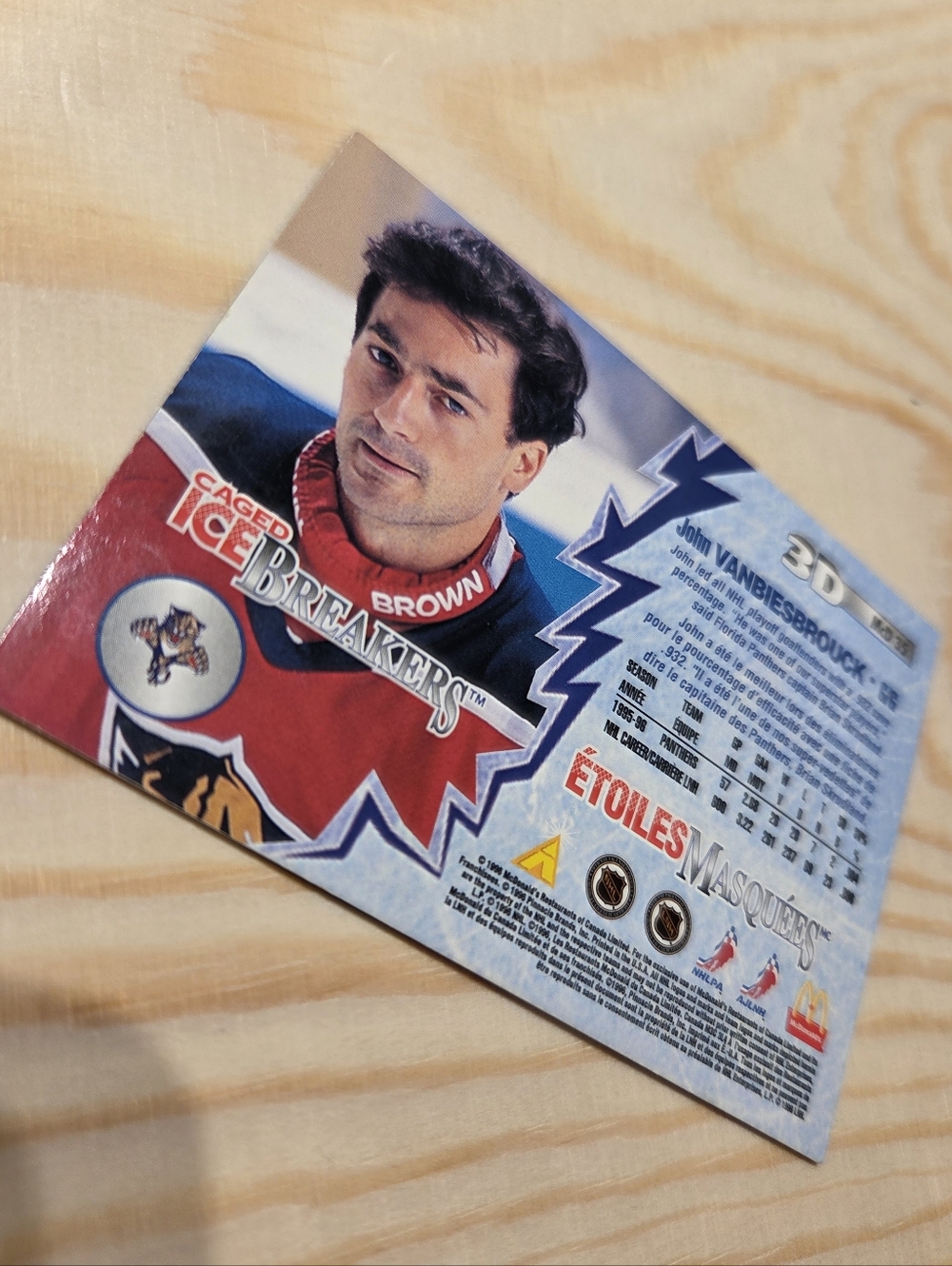 1997 McDonald's x Pinnacle NHL Collectible 3D Hockey Cards (Set of 3) - Picture 8 of 8